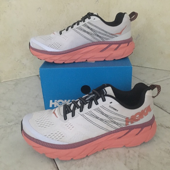 hoka one one clifton 6 women's shoes nimbus cloud